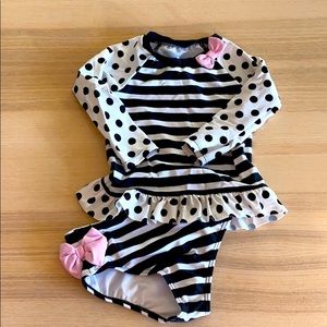 Toddler Kate spade swim suit 18 months with spf